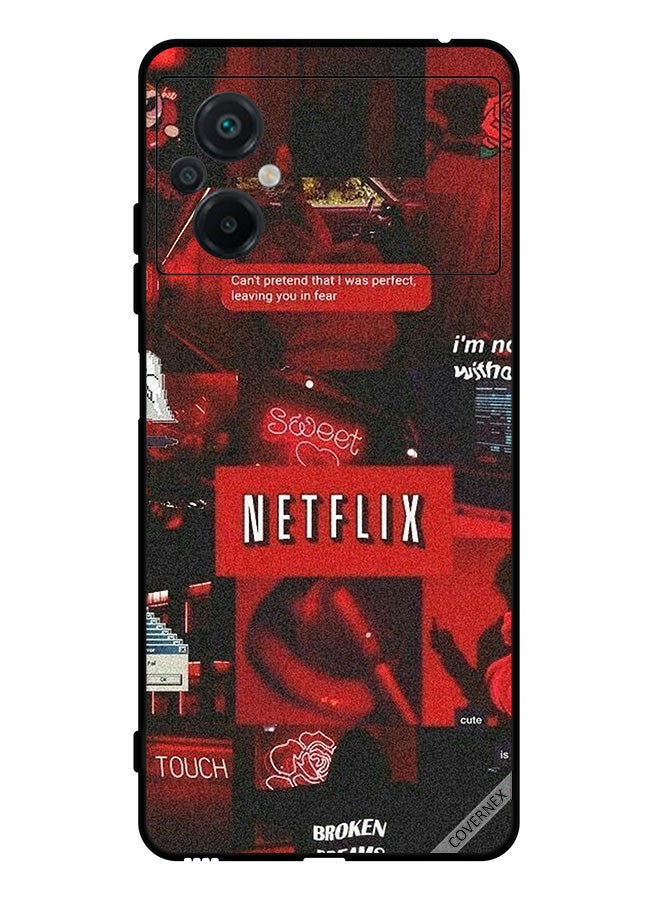 Covernex Protective Case Cover For Xiaomi Poco M5 4G Netflix Tags - Image 1
