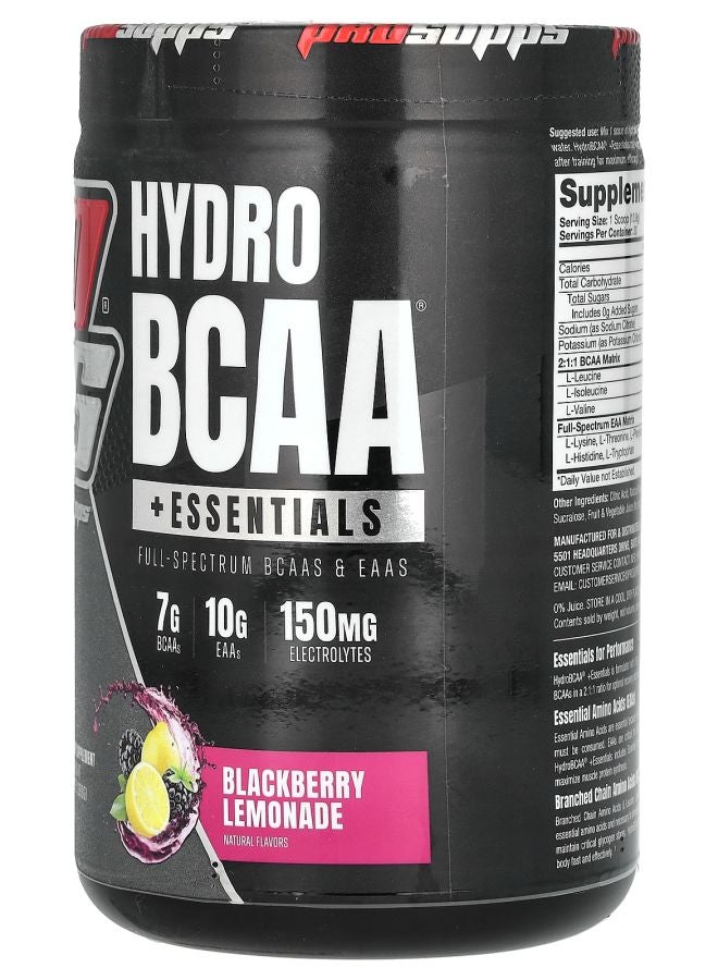 ProSupps Hydro BCAA + Essentials Blackberry Lemonade 13.75 oz (390 g) - Image 2