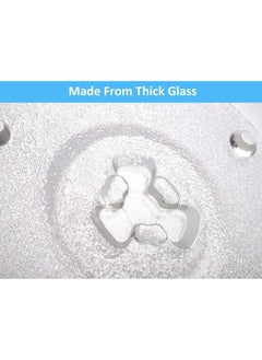 Rubik Microwave Oven Plate Replacement Medium (27cm / 10.63 inch) Turntable Glass Tray Dishwasher Safe, Universal Compatibility  - Image 5