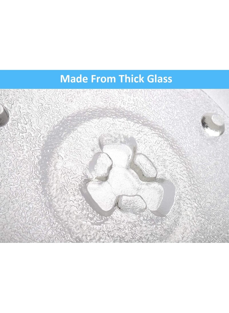 Rubik Microwave Oven Plate Replacement Medium (27cm / 10.63 inch) Turntable Glass Tray Dishwasher Safe, Universal Compatibility  - Image 5