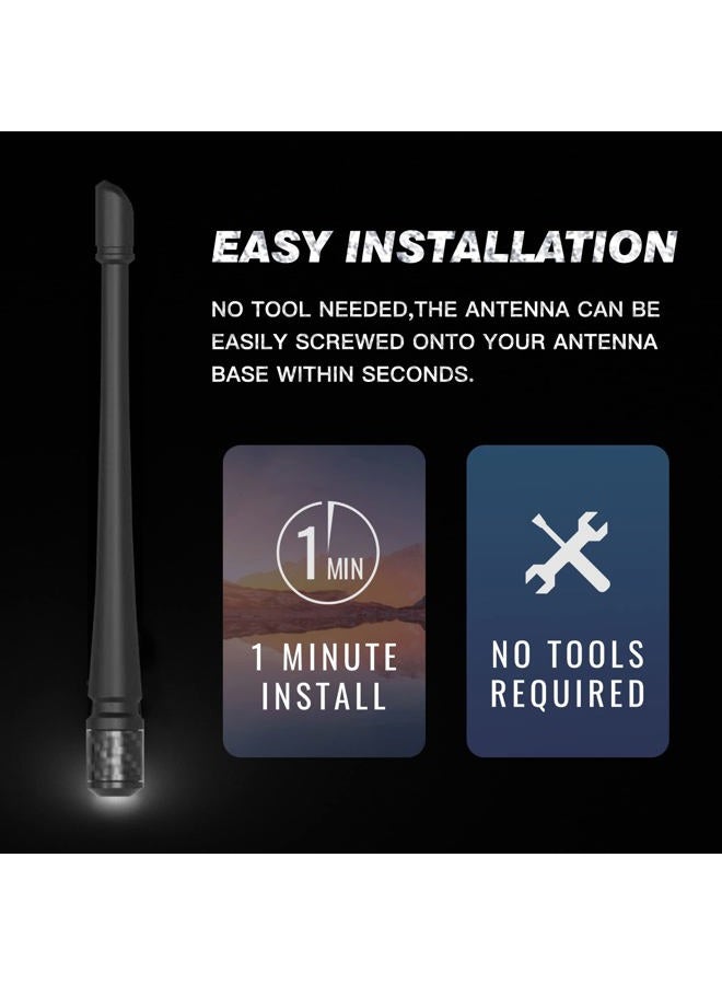 Rydonair Antenna Compatible with 2000-2019 Toyota Tundra | 7 inches Rubber Antenna Replacement | Designed for Optimized FM/AM Reception - Image 2