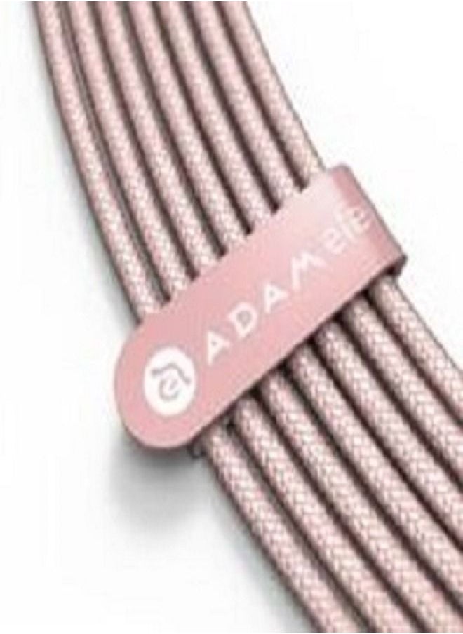 ADAM ELEMENTS ADAM ELEMENTS CASA M100 USB Type C Male to USB 3.0 Male Cable Metal Braid Rose  - Image 2