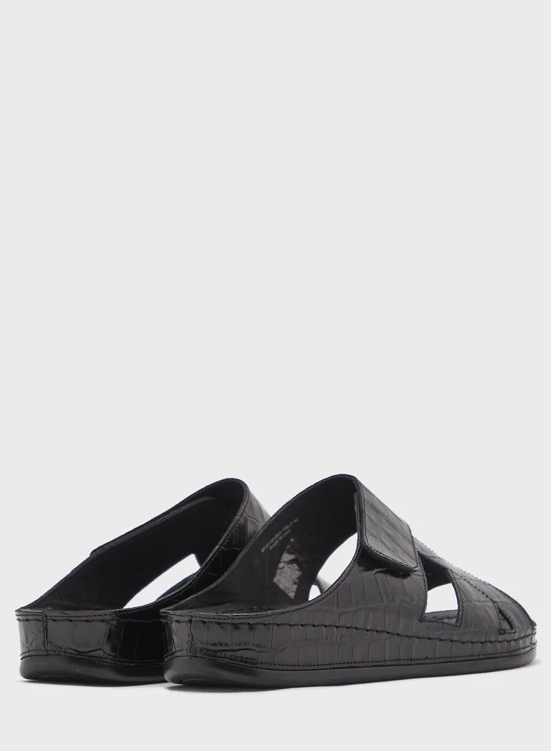 Le Confort Texture Double Strap Sandal