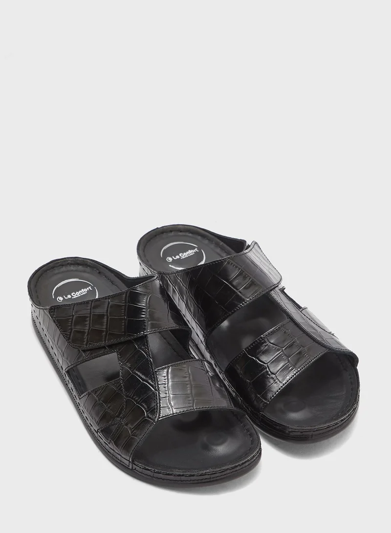 Le Confort Texture Double Strap Sandal