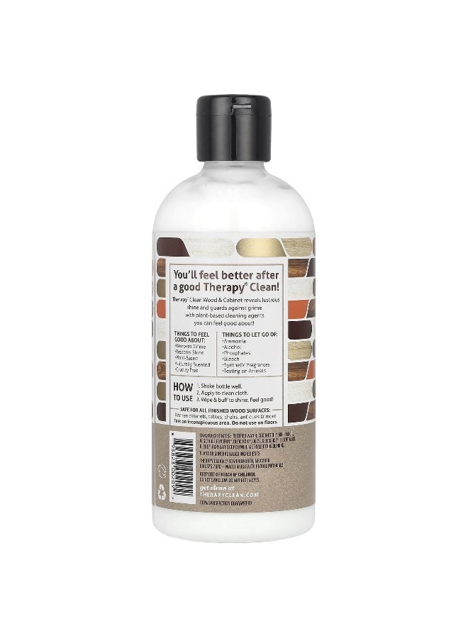 Therapy Clean Therapy Clean, Wood & Cabinet, Cleaner & Polish with Essential Oils, 16 fl oz (473 ml)  - Image 2