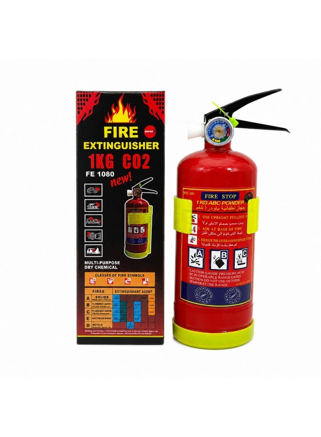 FIRE STOP 1KG Fire Extinguisher Spray for Home Car Kitchen Office | Portable Emergency Fire Suppression Foam | Easy to Use Safety Fire Extinguisher - Image 1
