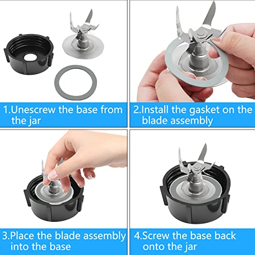 BokWin 2Pcs Blender O-Ring Gasket Seal，Rubber Sealing O-Gasket Rings for Oster and Osterizer Blender Models - Image 4