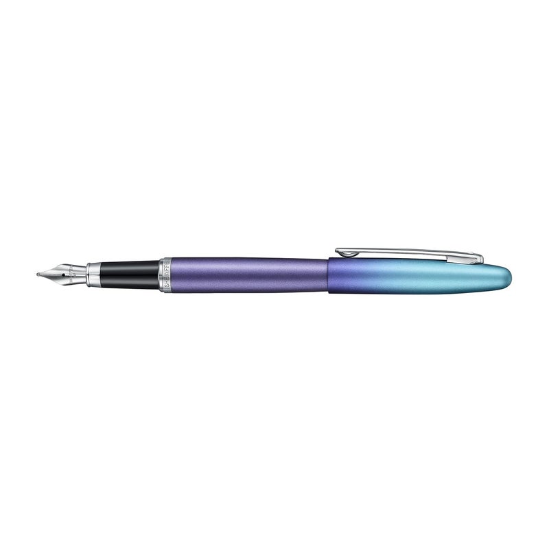 SHEAFFER Pen Sheaffer Expressions Vfm 9430 Gradient Blue And Chrome Trims With Pvd Medium Fp - Image 3