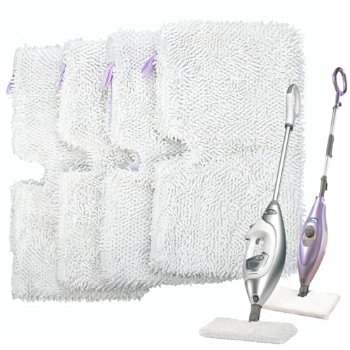 F Flammi Flammi Steam Pocket Mop Replacement Pads for Shark S3500 Series S3501 S3601 S3550 S3901 SE450 S3801CO S3601D S2901 S2902 Steam Pocket Mop, 4 Pack - Image 1