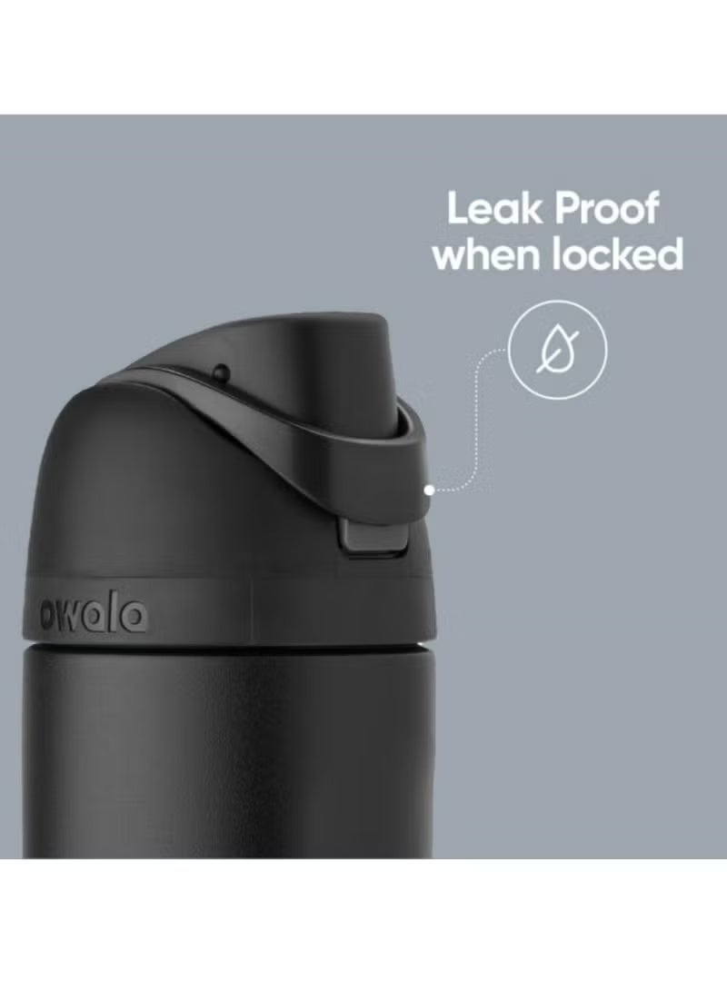 زجاجة مياه معزولة من الفولاذ المقاوم للصدأ مع القش للرياضة والسفر ، 32 أوقية - Image 3