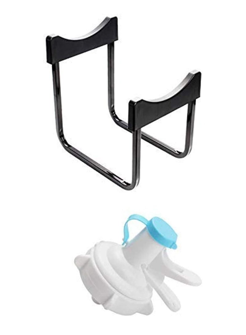 DubaiGallery Water vat water pump mineral water spout bracket pure water inverted drinking water shelf water press - Image 2