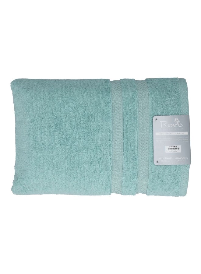 REVE Lucaluca Luxurious Highly Absorbent Cotton Bath Sheet Aqua 100 x 180 cm  - Image 4