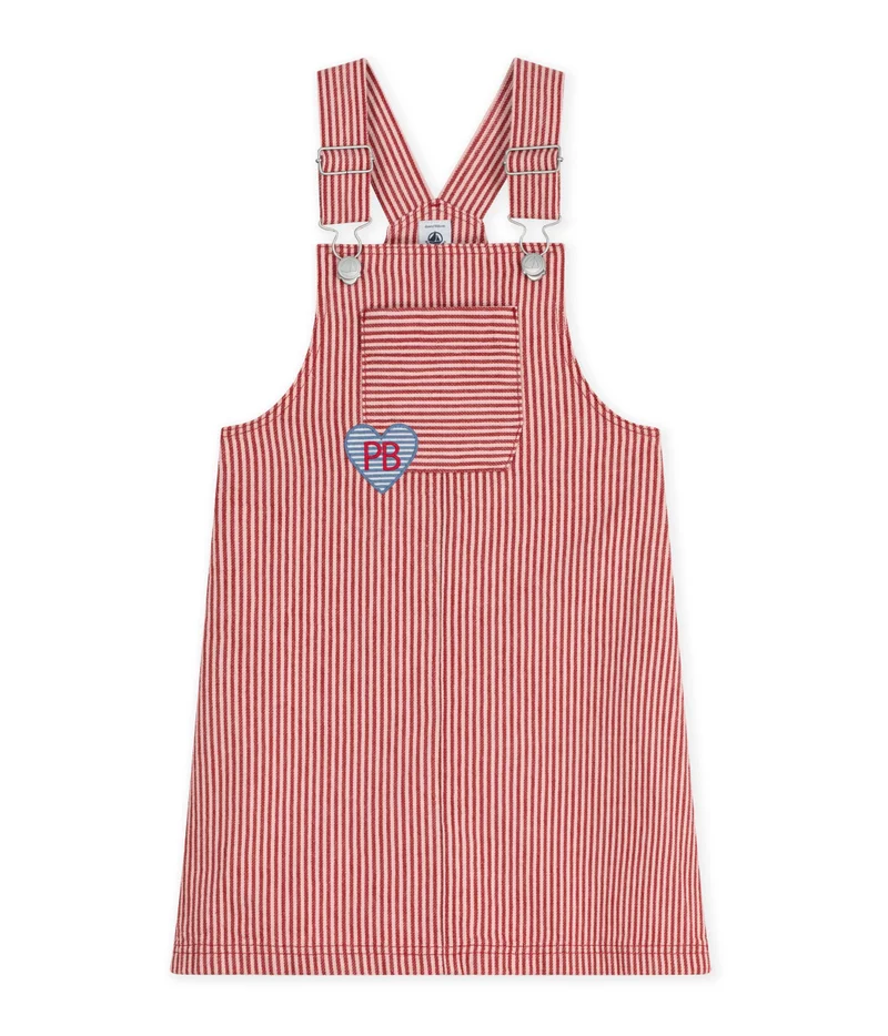 بيتي باتو Children's Stripy Cotton Pinafore Dress