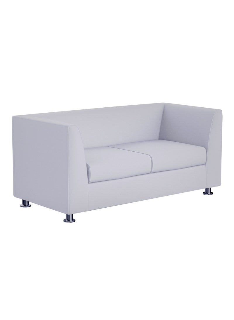 Mahmayi 679 Double Seater PU Sofa - White - Image 1