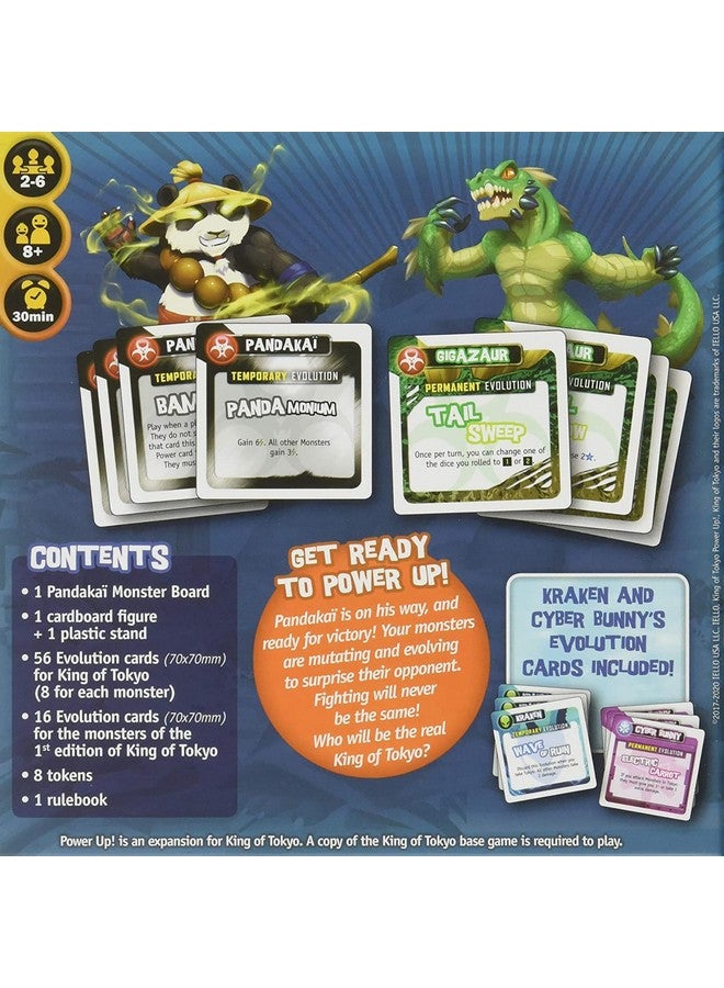 IELLO: King of Tokyo Power Up, New Edition, Set of Evolution Cards to Power up Your Monsters Included, 30 Minute Play Time, 2 to 6 Players, Ages 10 and Up - Image 3