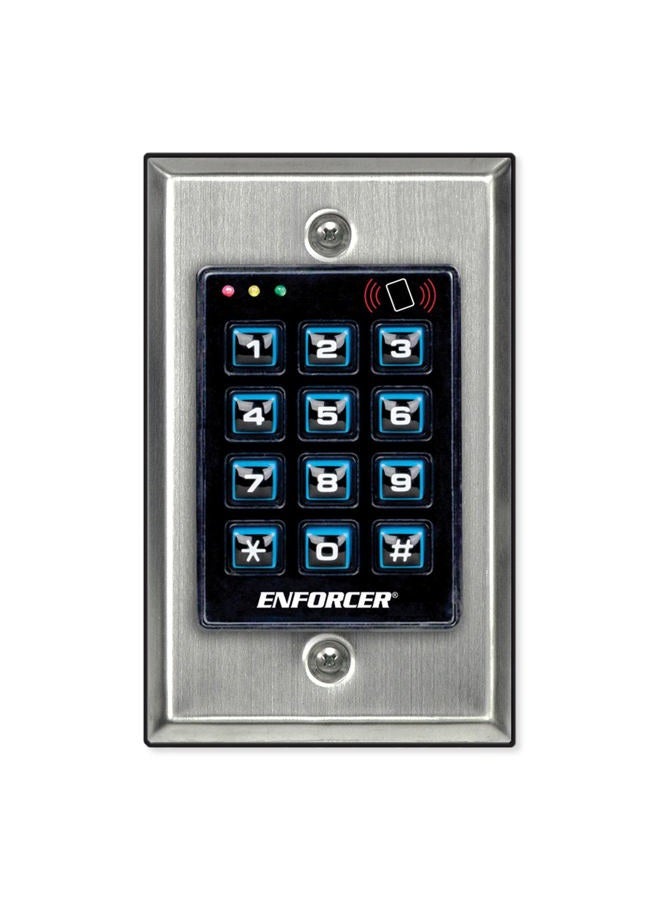 SECO-LARM Enforcer Access Control Keypad with Proximity Reader, Backlit (SK-1131-SPQ) - Image 1