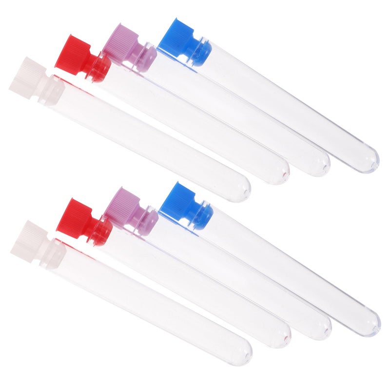 40 Pcs Needle Holder and Container with Blue Purple Red White Caps for Embroidery Sewing Organization - Image 2