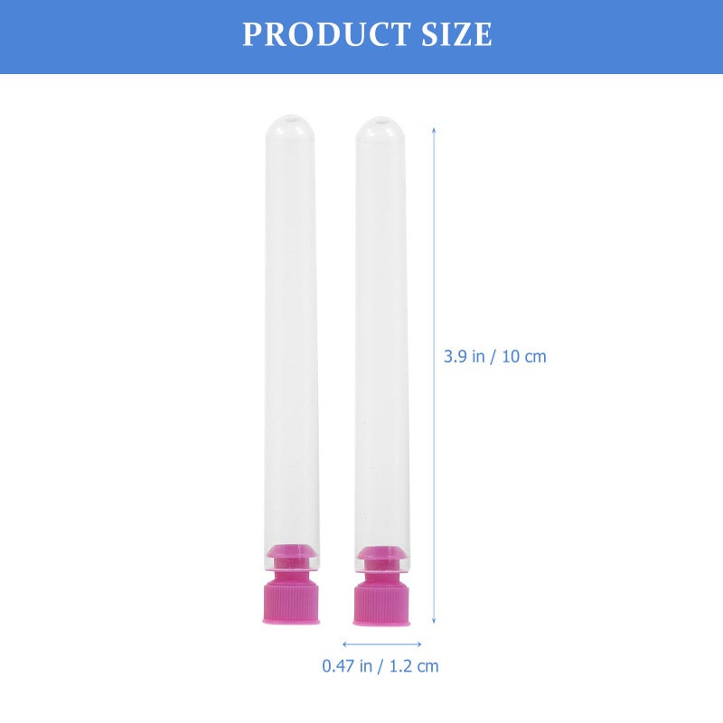 40 Pcs Needle Holder and Container with Blue Purple Red White Caps for Embroidery Sewing Organization - Image 3