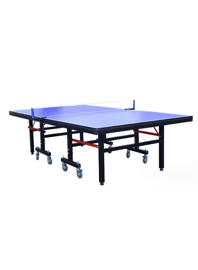 سانتين رايلي طاولات التنس المهنية القابلة للطي، طاولة التنس مع المشبك السريع بينغ بونغ نت و Post Set -10 دقائق التجميع السهل، طاولة الطي الفردي بينغ بونغ لجميع الأعمار، من أجل المرح الودي للأسرة - Image 1