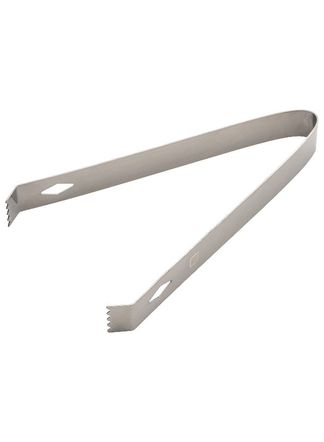 Restaurantware ملقط ثلج بار لوكس 6.3 بوصة × 2.5 بوصة، 1 ملقط ثلج صغير - بأسنان قبضة مخلب، قبضة مريحة، ملقط من الفولاذ المقاوم للصدأ مطلي بالأسود لبراميل الثلج، للحانات، البراميل، أو التقديم - Image 2