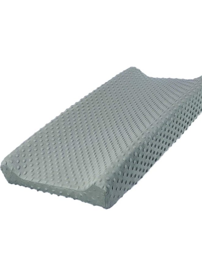 Owlowla Owlowla Changing Pad Cover, Soft Minky Dots Changing Table Sheets for Baby Boy and Girl(Gray)  - Image 1