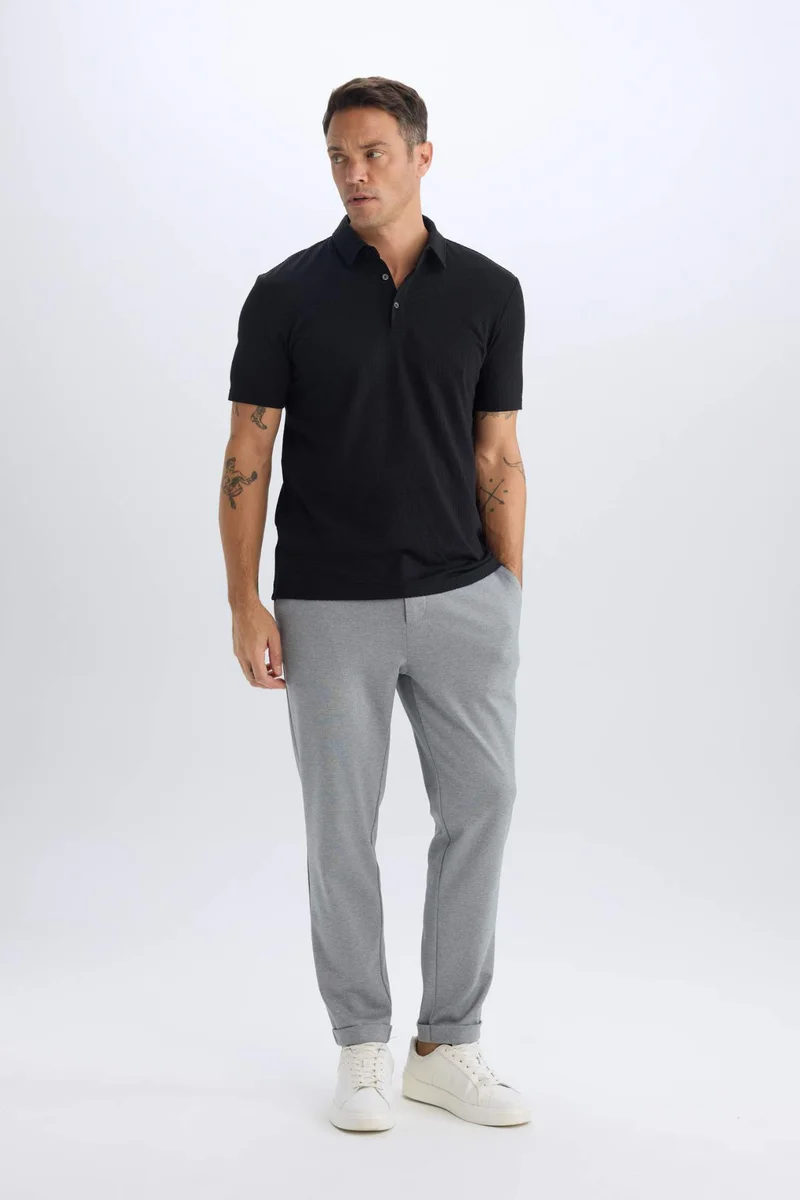 Defacto Slim Fit Short Sleeve Polo T-Shirt
