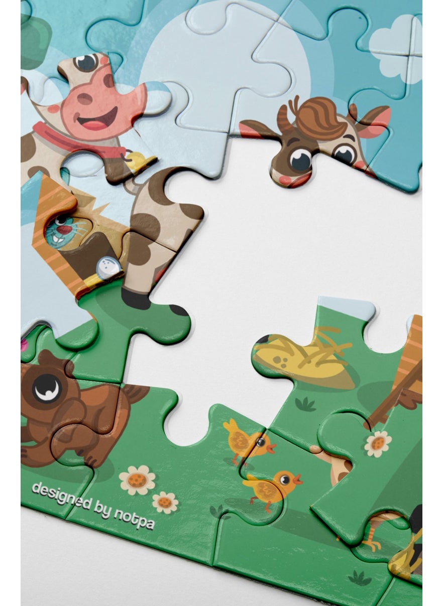 KutuTR Notpa Educational and Tutorial Wooden Colored Puzzle Set of 4 for Children 6  - Image 5