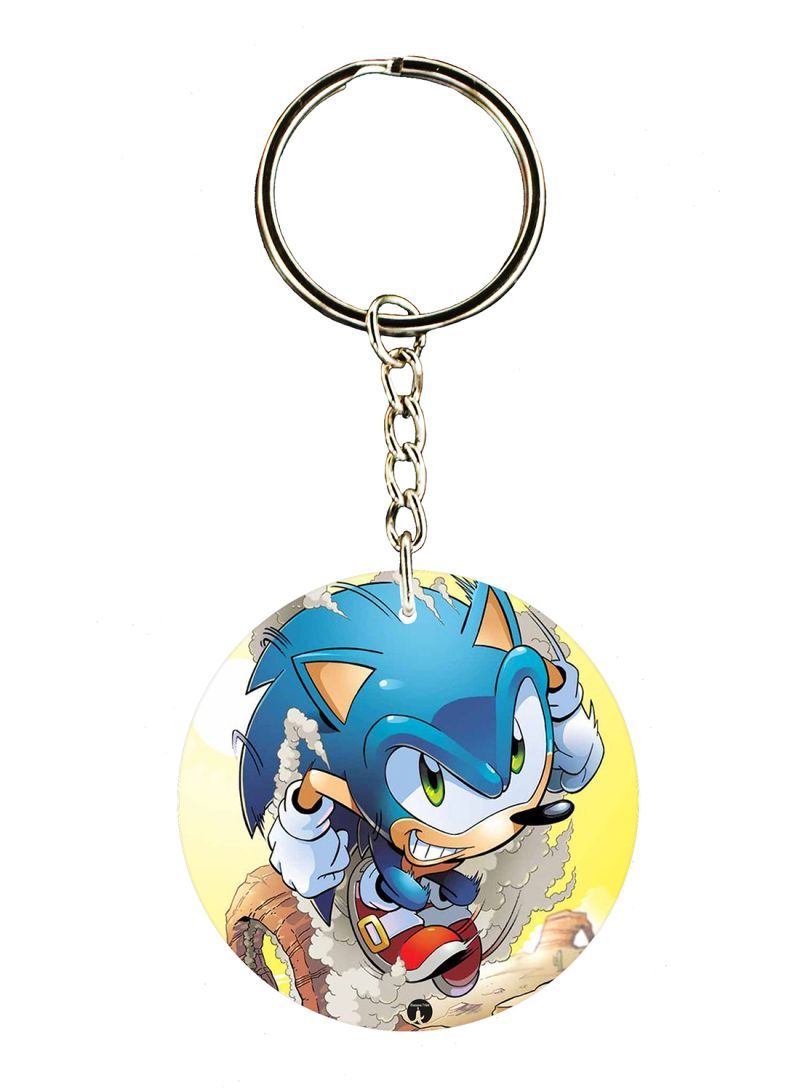 RKN Sonic Printed Keychain