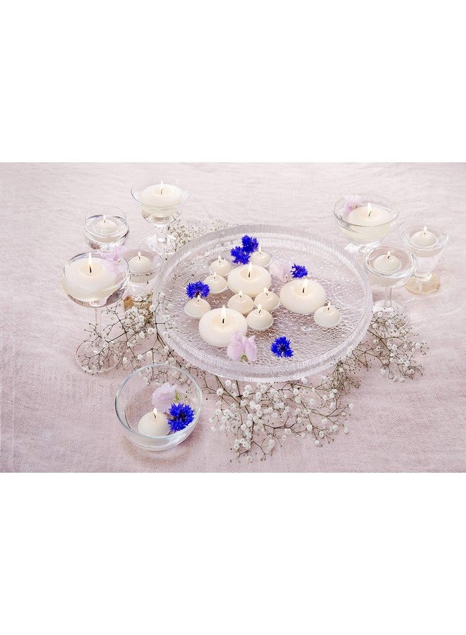 بولسوس شموع بولسيوس العائمة عديمة الرائحة، مقاس 1.75 بوصة - مجموعة من 40 شمعة بيضاء عائمة - شموع مشتعلة أنيقة وجذابة - شموع بلهب ناعم ولطيف - إكسسوارات حفلات - Image 5