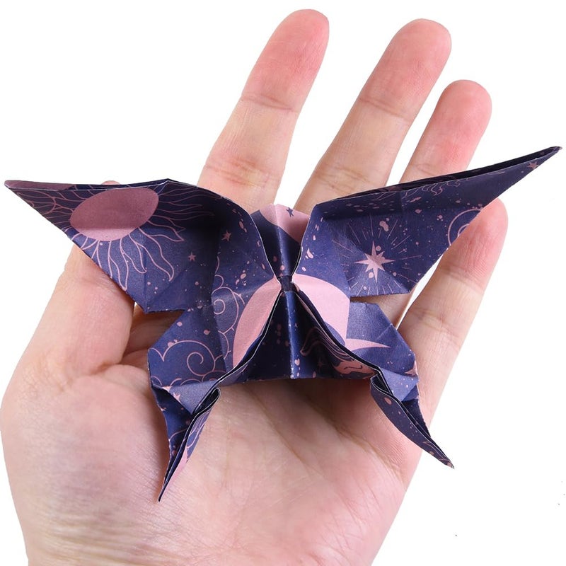 Qianshan Origami Paper Kit 50 Sheets 70GSM 6 Inch Square Double Sided Color 50 Vivid Japanese Washi Chiyo Colors for Hand Crafts Origami Paper Arts Creativity.Constellation - Image 5