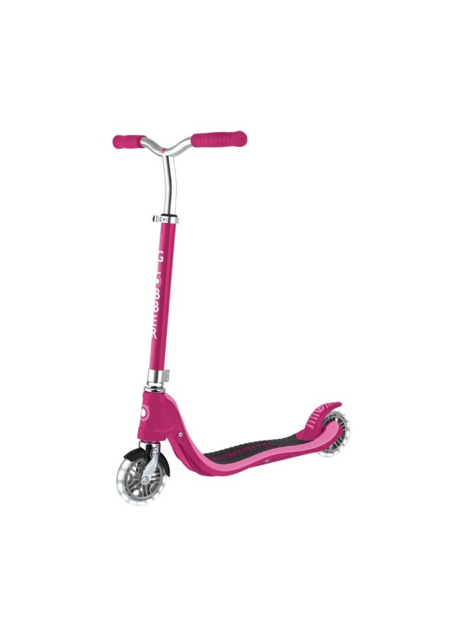 GLOBBER Globber Flow 125 Lights Kick Scooter (Ruby)  - Image 5