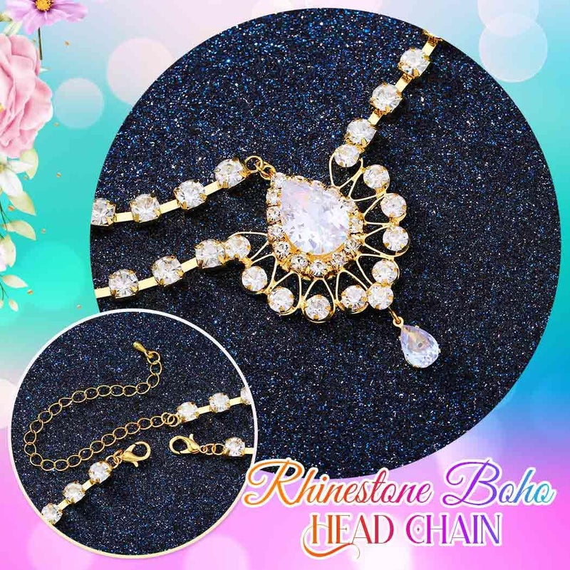 Catery Head Chain Jewelry Gold Cleopatra Headpiece Egyptian Head Piece Showgirl Accessories for Women - Image 4