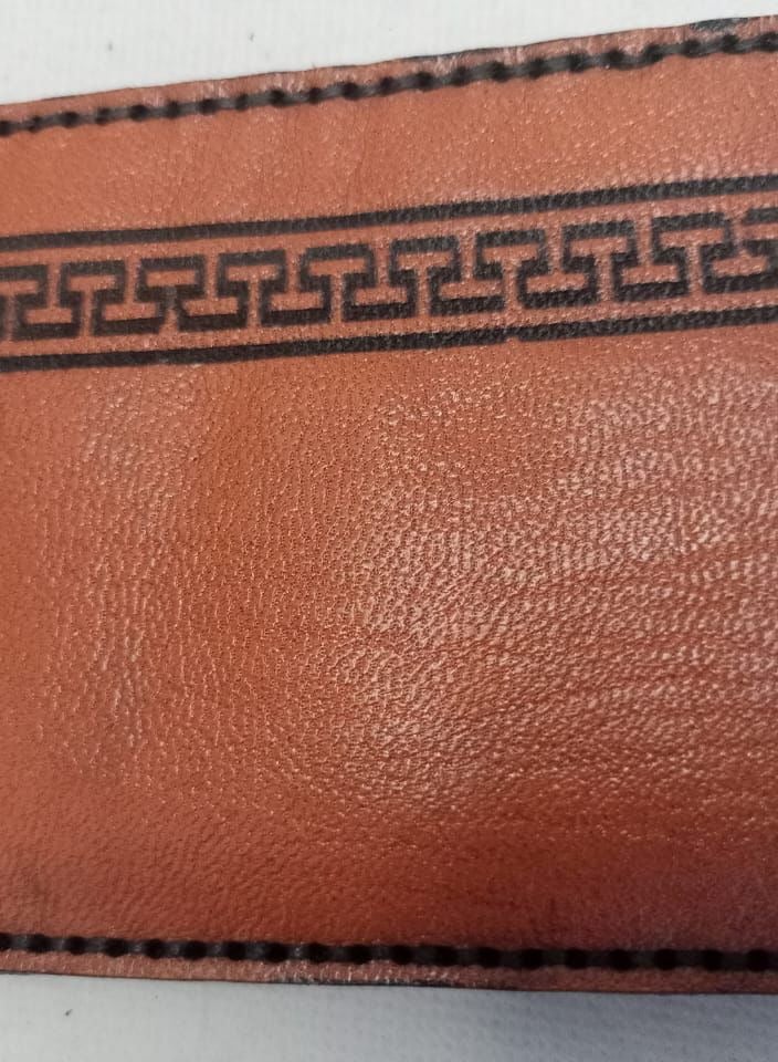 محفظه رجالي جلد طبيعي بقري هاندميد  - Image 1