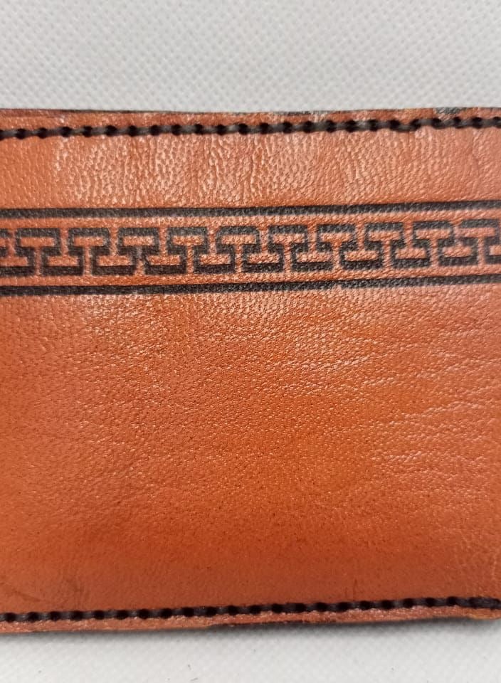 محفظه رجالي جلد طبيعي بقري هاندميد  - Image 2