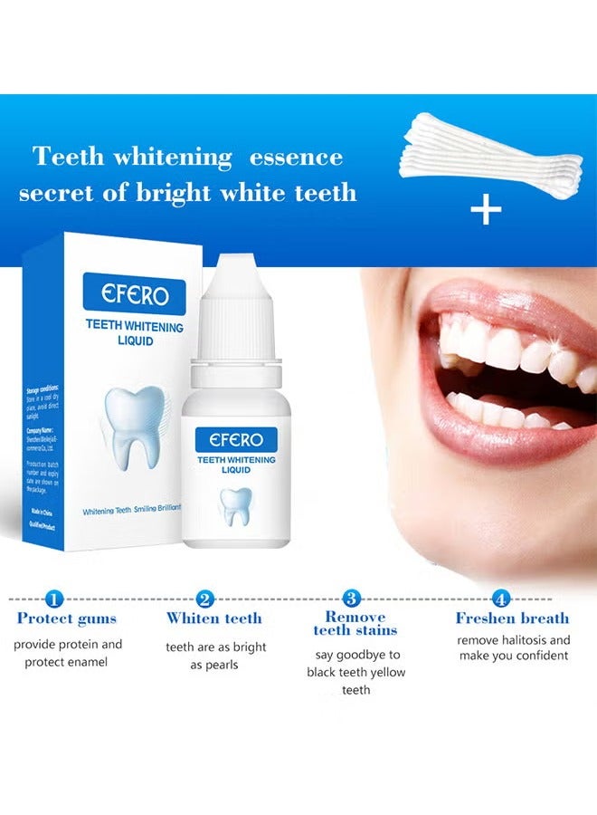 efero Teeth Whitening Essence Powder Clean Oral Hygiene Whiten Teeth Remove Plaque Stains Fresh Breath Oral Hygiene Dental Tools, Natural Teeth Whitener, Brightening, Removing Stains, Keeping Oral Fresh - Image 3