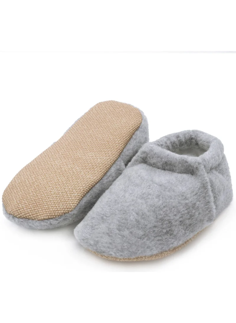 ايلا بونا Polar Baby Slippers Home Booties, Non-Slip Sole, Organic Cotton Lining, Home Nursery Shoes