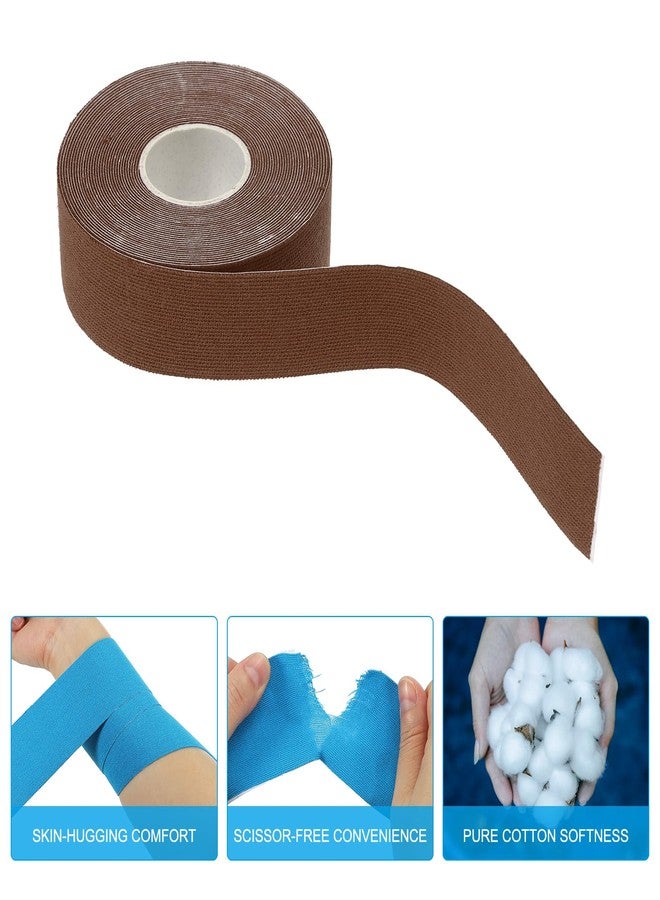 PATIKIL 16.4ft x 1 Inch Aerial Hoop Tape, Athletic Tape Adhesive Non-Slip Grip Tape Yoga Rig Sports Tape for Wrapping Exercises Gymnastics, Brown - Image 4