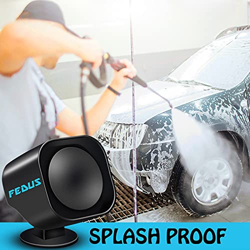 FEDUS 12V 110db Black Super Loud Universal Tuk Tuk Car Motorcycle Vehicle Reverse Gear Safety Horn Car Reverse/Back Gear Tuk Tuk Horn, Car Reverse Safety Device Reverse Beeper Buzzer for All Car Model - Image 5