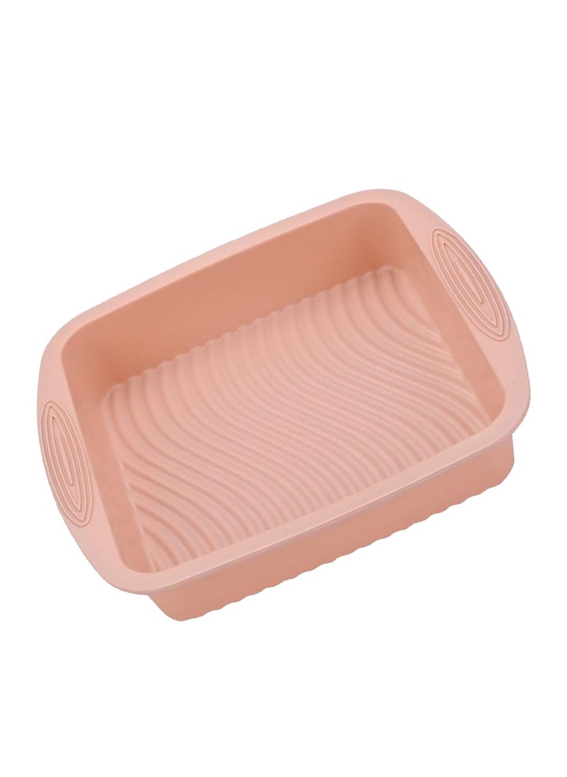 BLACKSTONE Silicon Square Bake Pan Nonstick Silicone Cake Molds Brownie Baking Pan  - Image 1