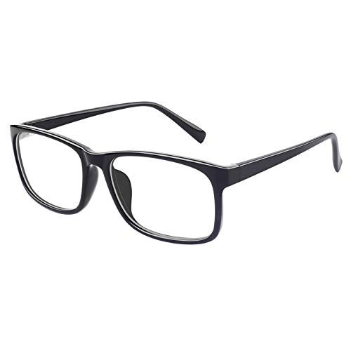 GQUEEN Fake Clear Glasses Non Prescription Glasses Eyeglasses Rectangular Frame, 201512 - Image 1