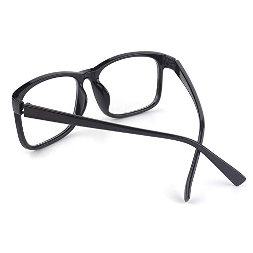 GQUEEN Fake Clear Glasses Non Prescription Glasses Eyeglasses Rectangular Frame, 201512 - Image 4