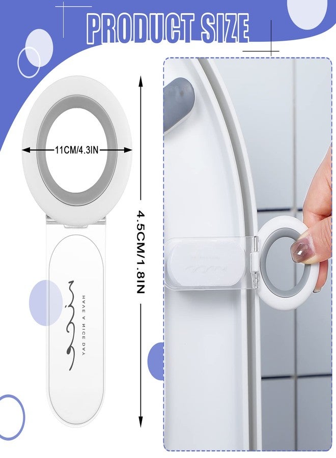 Cunhill 4 Pcs Toilet Lid Handle Lifter, Toilet Seat Lifter, Toilet Cover Lift Tool, Avoid Touching Toilet Cover, Multi Function, White - Image 2
