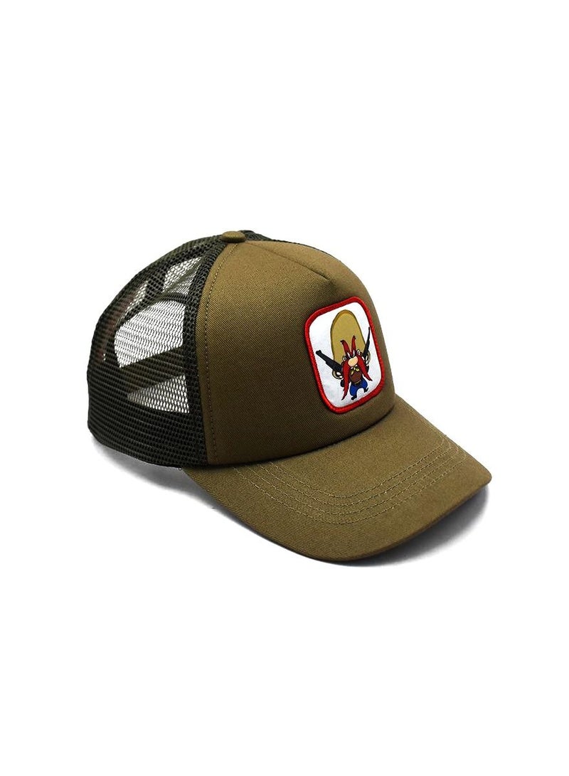 Fighter Gifts Green Cartoon Head Cap - Image 2