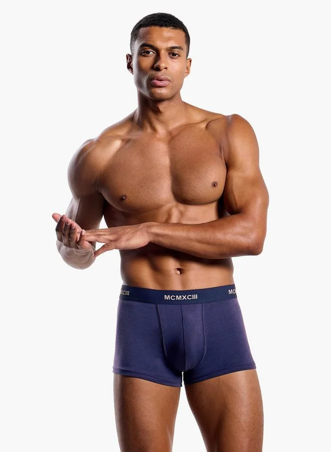 سبلاش فيڤ Men Printed Waistband Hipster Trunks - Pack of 3