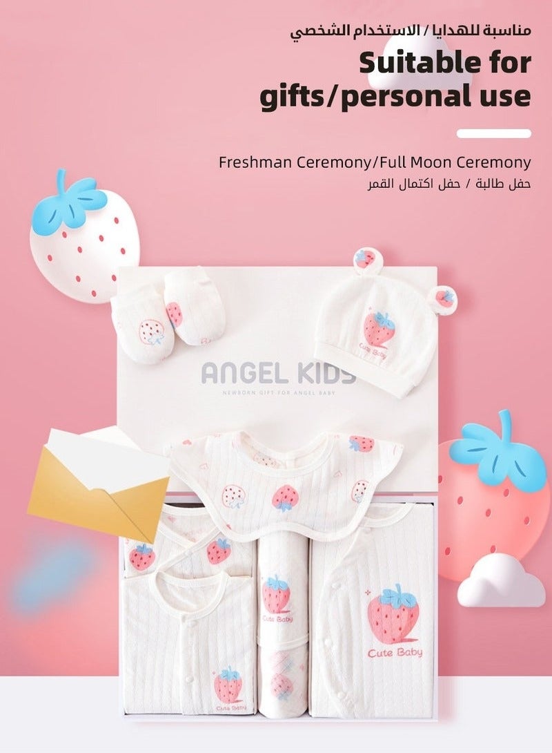 24PCS Newborn Baby Gift Set, Newborn Layette Gift Set for Boys and Girls, Babies Essential Clothes Accessories with Baby Blanket, 100% Premium Cotton,  for Spring Summer Autumn Winter Four Seasons - Image 4