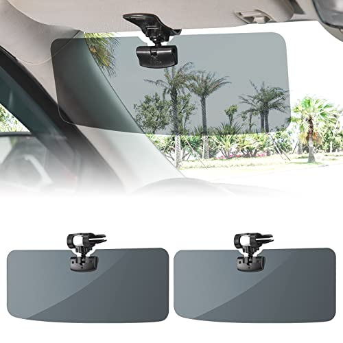 JOYTUTUS Sun Visor for SUV, Polarized Sun Visor Extender for Car, Universal UV400 Car Visor Extension Anti-Glare Easy to Install, Protect from Glare/UV Ray/Stray Light - Image 1