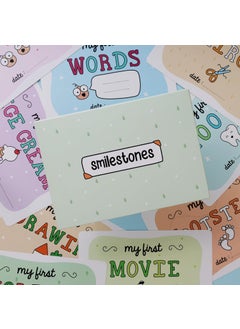 Oye Happy Oye Happy - Smilestones Baby Milestone Placards | Set of 9 Adorable Cards | Capture Baby’s Firsts  - Image 1