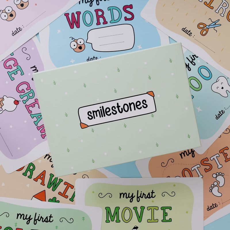 Oye Happy - Smilestones Baby Milestone Placards | Set of 9 Adorable Cards | Capture Baby’s Firsts - Image 1