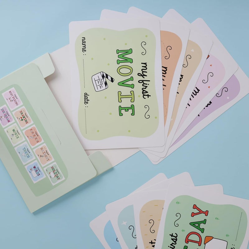 Oye Happy - Smilestones Baby Milestone Placards | Set of 9 Adorable Cards | Capture Baby’s Firsts - Image 2