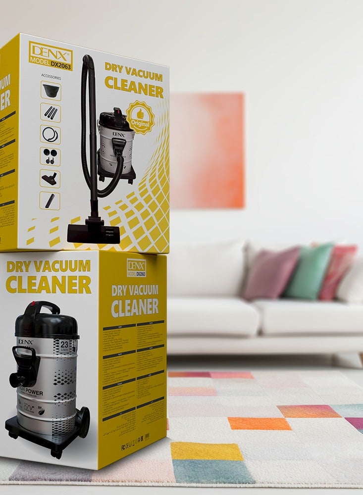 DENX DX2063 2200W 23L Dry Cleaning Vacuum Cleaner - Image 3